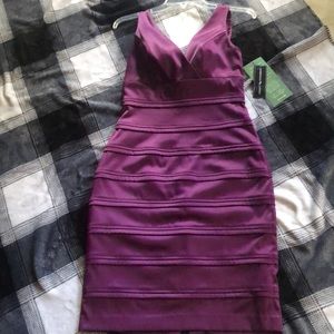 NWT American Living Dress.  Formal or Cocktail dress. Beautiful rich plum color.